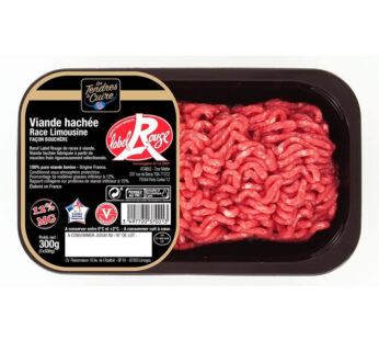 LES TENDRES A CUIRE – Viande hachée pur boeuf 12% M.G race Limousine Label Rouge 300 g
