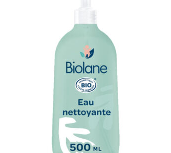BIOLANE – Eau nettoyante sans rinçage bio – 500 ml