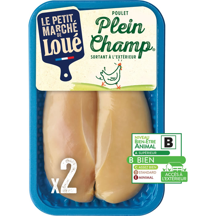 LE PETIT MARCHÉ DE LOUE - Filets de poulet Plein Champ (280 g)