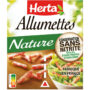 HERTA - Allumettes nature sans nitrite (2 x 75 g)