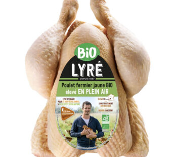 LYRE Poulet entier fermier jaune bio