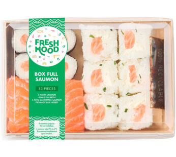 Plateau de sushis california, nigiri et maki au saumon – FRESHMOOD