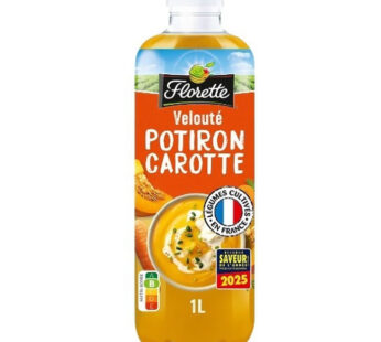 FLORETTE – Soupe velouté de potirons et carottes 1L
