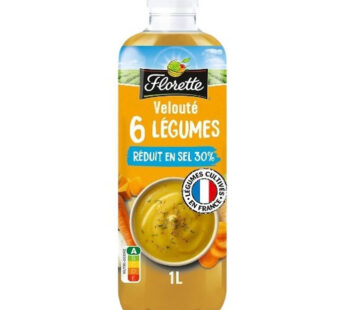 FLORETTE – Soupe velouté de 6 légumes 1L