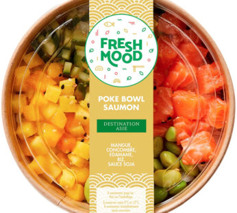 FRESHMOOD – Poke bowl de saumon cru, mangue, concombre et edamame 338 g