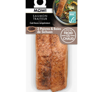 MOWI – Pavés de saumon au 3 poivres et baies de Sichuan ASC 2 x 110 g