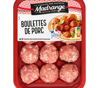 MADRANGE – Boulettes de porc 12 x 25 g