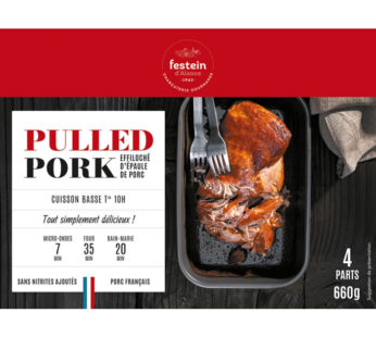 FESTEIN D&rsquo;ALSACE – Pulled Pork (Effiloché d&rsquo;épaule de porc) 660 g
