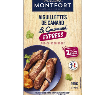 MAISON MONTFORT – Aiguillettes de canard Le Gourmand Express 290 g