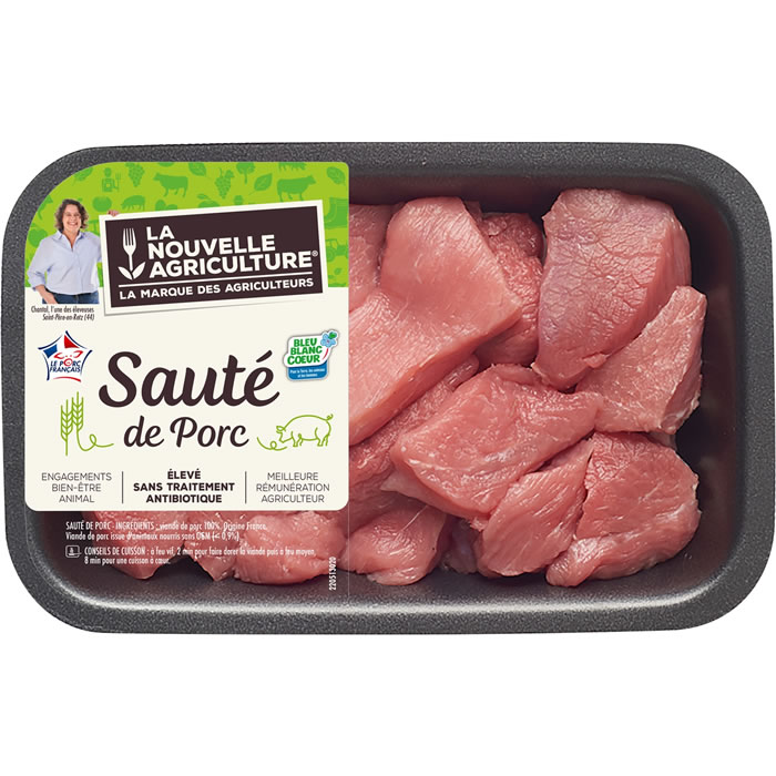 LA NOUVELLE AGRICULTURE - Sauté de porc sans os 500 g