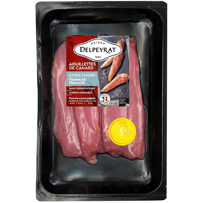 DELPEYRAT Aiguillettes de canard extra‑tendre mariné à la fleur de sel (230 g)