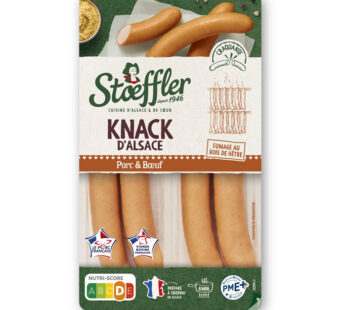 STOEFFLER Saucisses d’Alsace au porc et bœuf