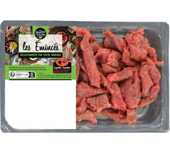 LES TENDRES À CUIRE – Émincé de bœuf marinade échalote 200 g
