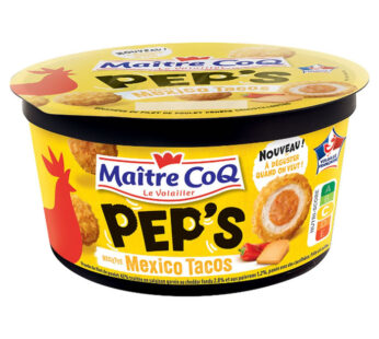 MAITRE COQ Pep&rsquo;s Boulettes de poulet panée fourré au cheddar et aux poivrons