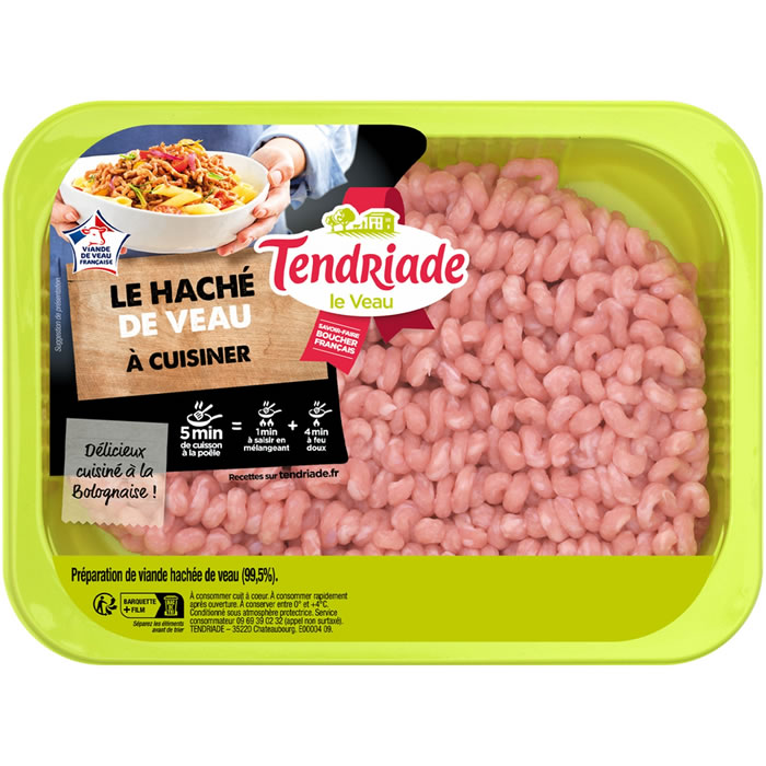 TENDRIADE - Haché de veau 15% M.G 400 g