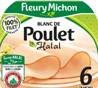 FLEURY MICHON – Blanc de poulet halal 180 g