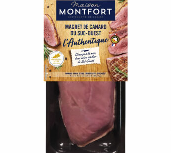 MAISON MONTFORT – Magret de canard cru du Sud-Ouest IGP 360 g