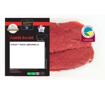LES TENDRES A CUIRE – Biftecks *** race Limousine 2 x 140 g