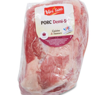 PORC – Demi-palette de porc demi-sel 800 g